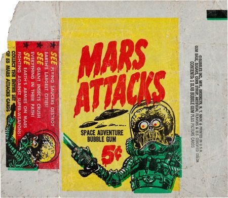 1962 Topps Mars Attacks